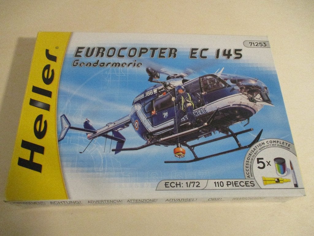 Heller Eurocopter EC 145 gendarmerie, Hobby en Vrije tijd, Modelbouw | Vliegtuigen en Helikopters, 1:72 tot 1:144, Helikopter