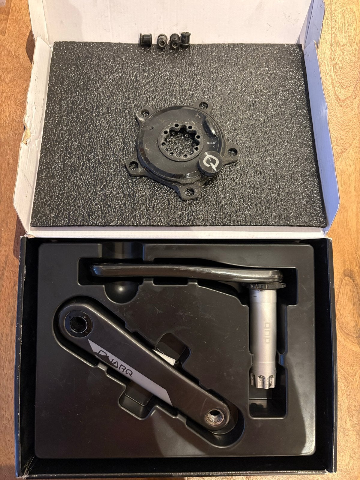 Quarq Dzero Powermeter Spider + SRAM Carbon Crankstel 172,5m, Gebruikt, Racefiets, Carbon, Ophalen