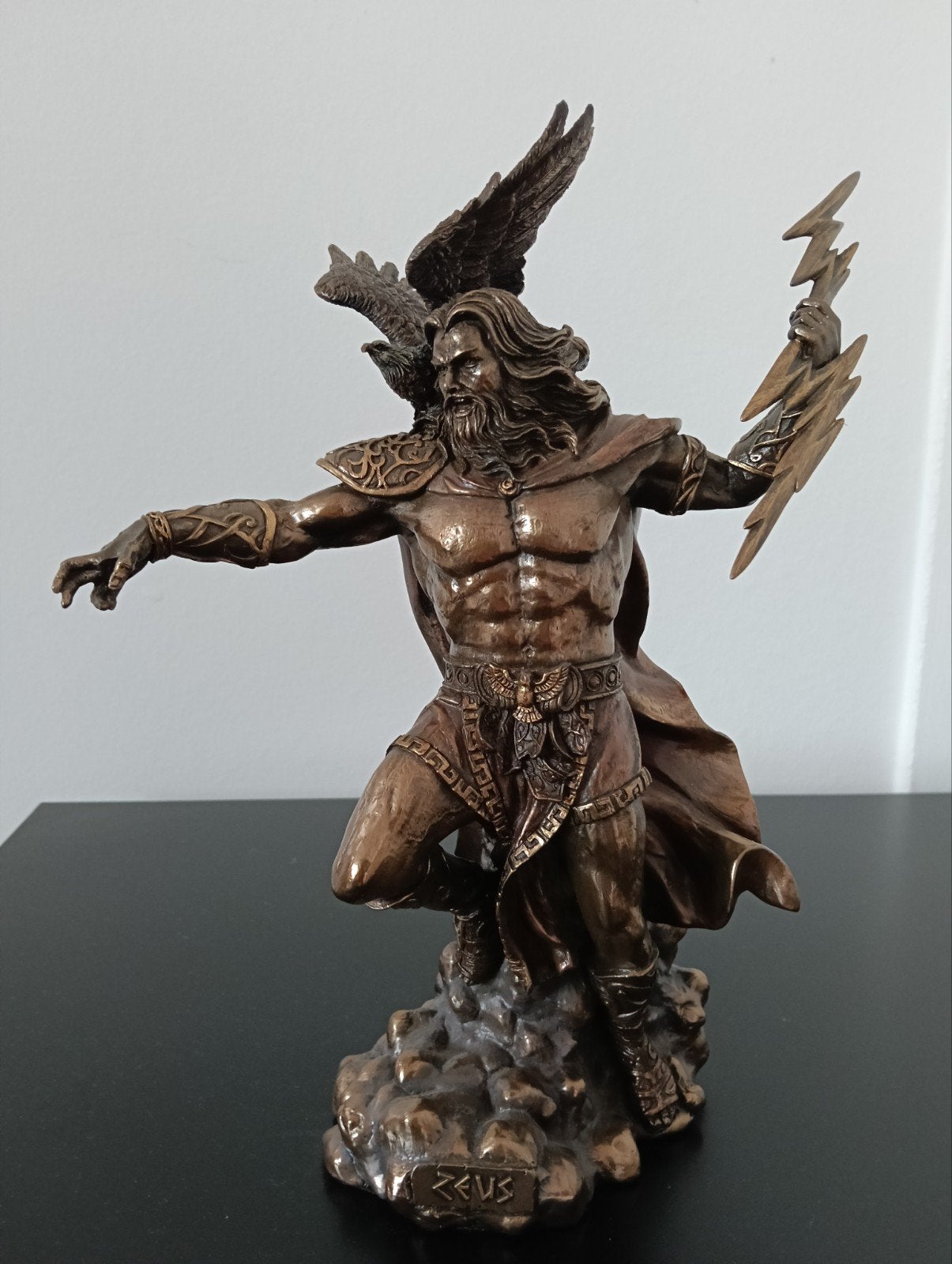 Zeus gebronsd beeld, Ophalen of Verzenden, Brons
