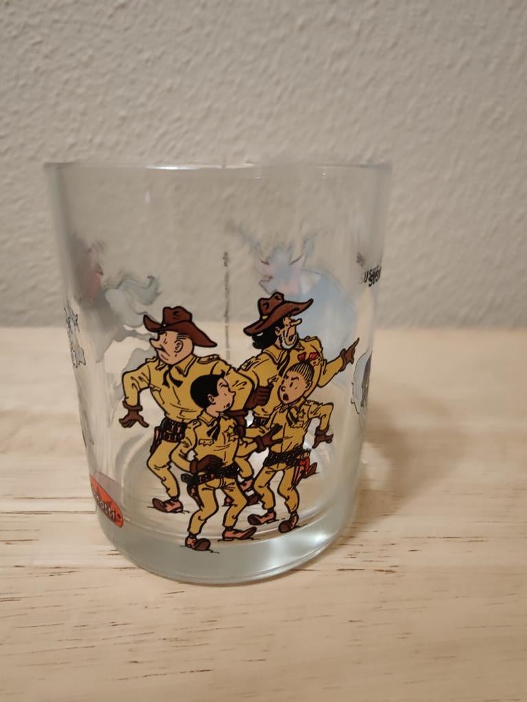 Penotti drinkglas met Suske en Wiske, uitstekende staat, Verzenden