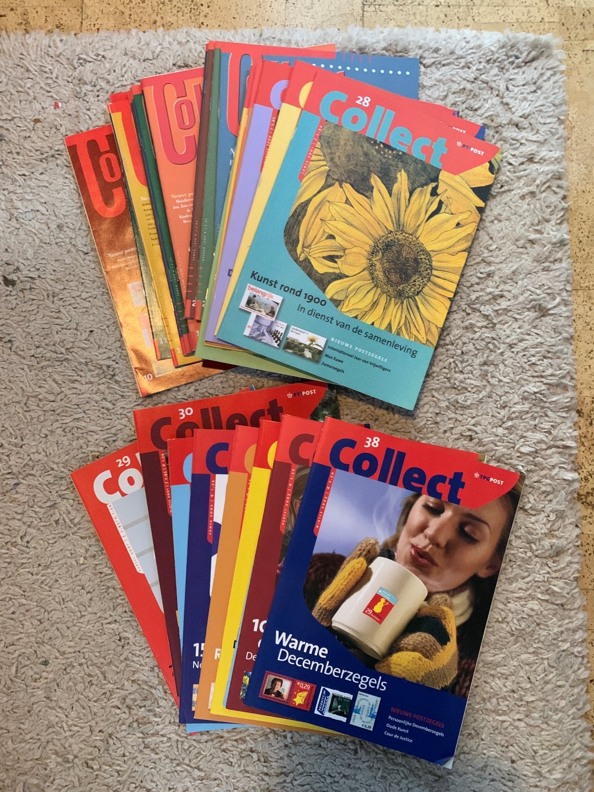 Collect tijdschriften PTT TPGPost (PostNL) - Nrs 10 t/m 38, Postzegels en Munten, Postzegels | Toebehoren, Ophalen of Verzenden