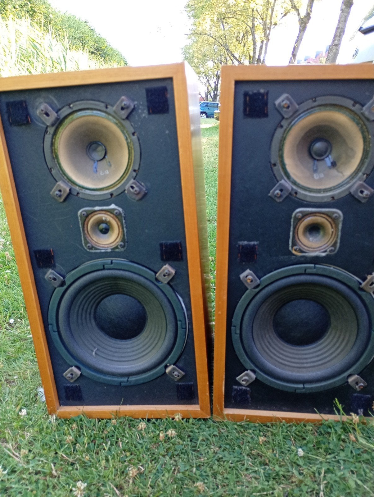 Fibox Peerless HI-FI C400 Vintage Luidsprekers (Paar), Overige merken, Stereo speakers, Gebruikt, Ophalen of Verzenden
