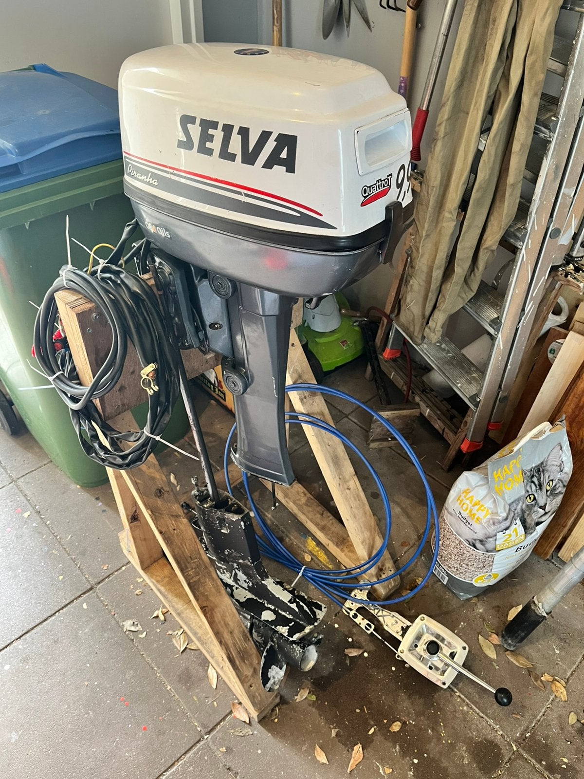 Selva 9,9pk 2012 opknapper buitenboordmotor, Ophalen, Gebruikt, Motor en Techniek, Motorboot