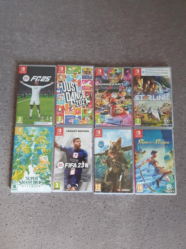 Nintendo Switch Games - Diverse Collectie (8 Spellen), Spelcomputers en Games, Games | Nintendo Switch, Overige genres, Ophalen of Verzenden