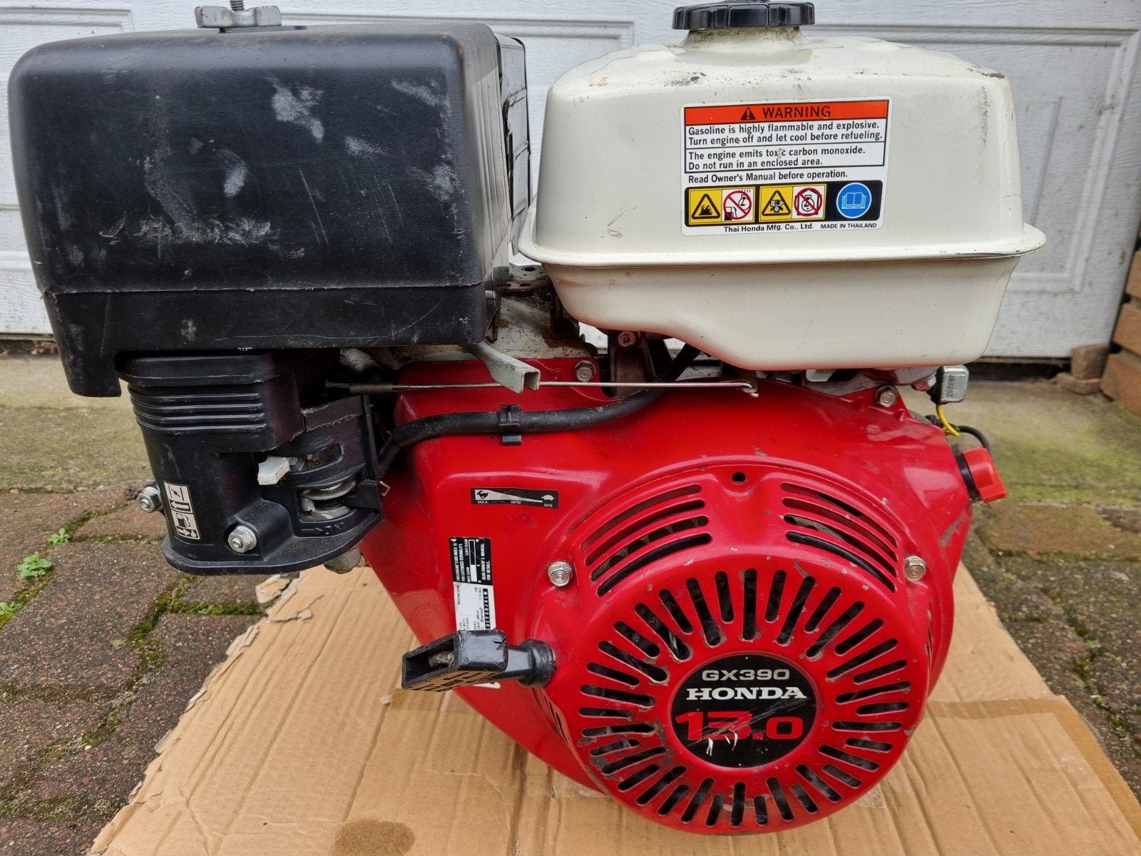 Honda GX390 13 pk. Origineel. 25mm as., Ophalen, Gebruikt, Benzinemotor, 1800 rpm of meer