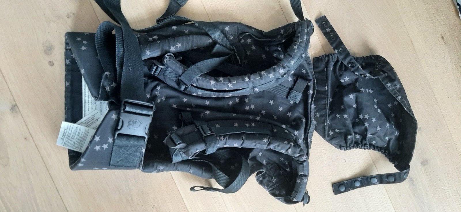 Tula peuterdraagzak Discover met zonne-/slaapkap, Gebruikt, Rug, Draagzak, Ophalen