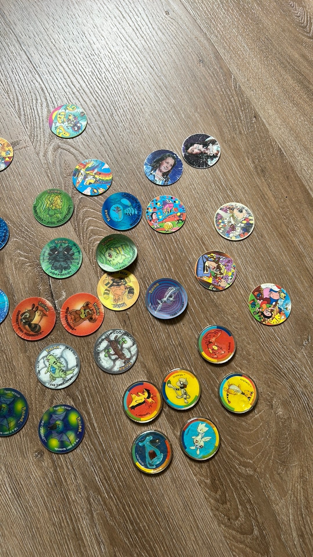 Pokémon, SpongeBob en andere flippo's - Gebruikt tot slecht, Ophalen of Verzenden, Spiek, Losse flippo's