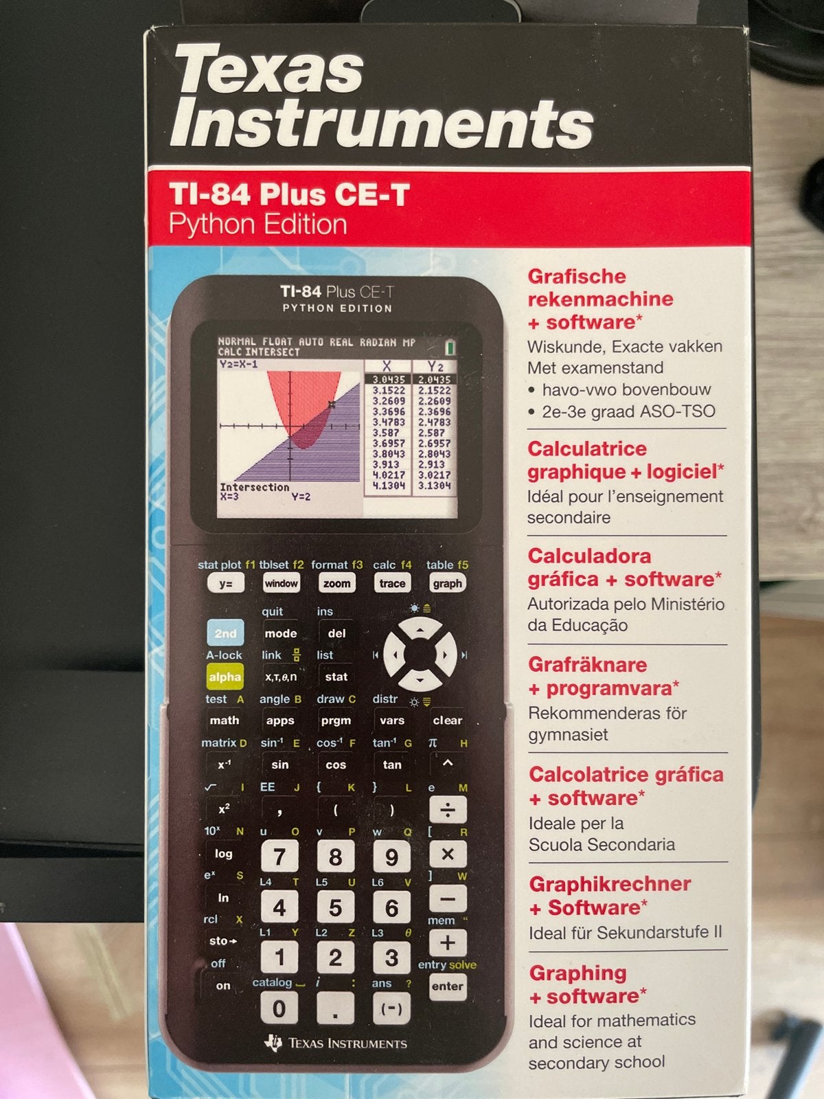 Texas instuments TI-84 plus CE-T, Ophalen of Verzenden