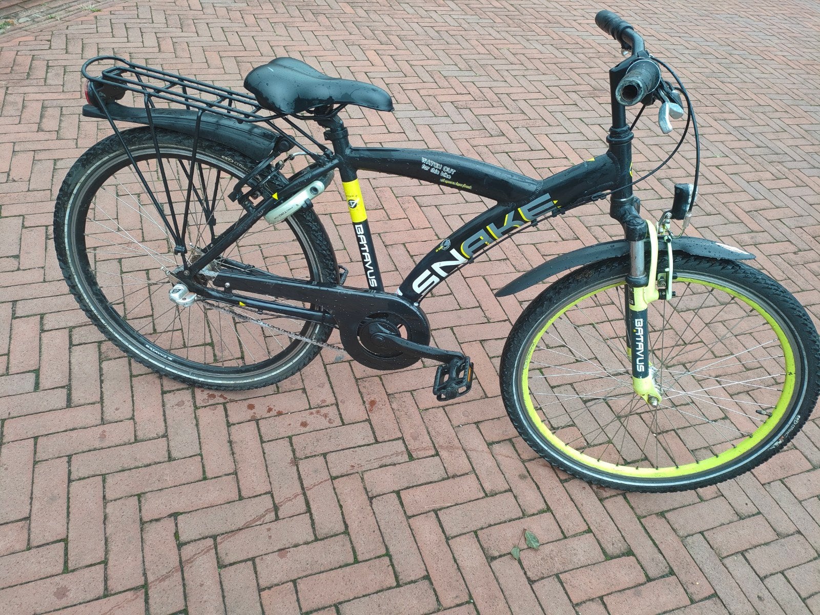 Batavus snake fiets 26 inch met 3 versnelling, Terugtraprem, Versnellingen, Ophalen, 26 inch of meer