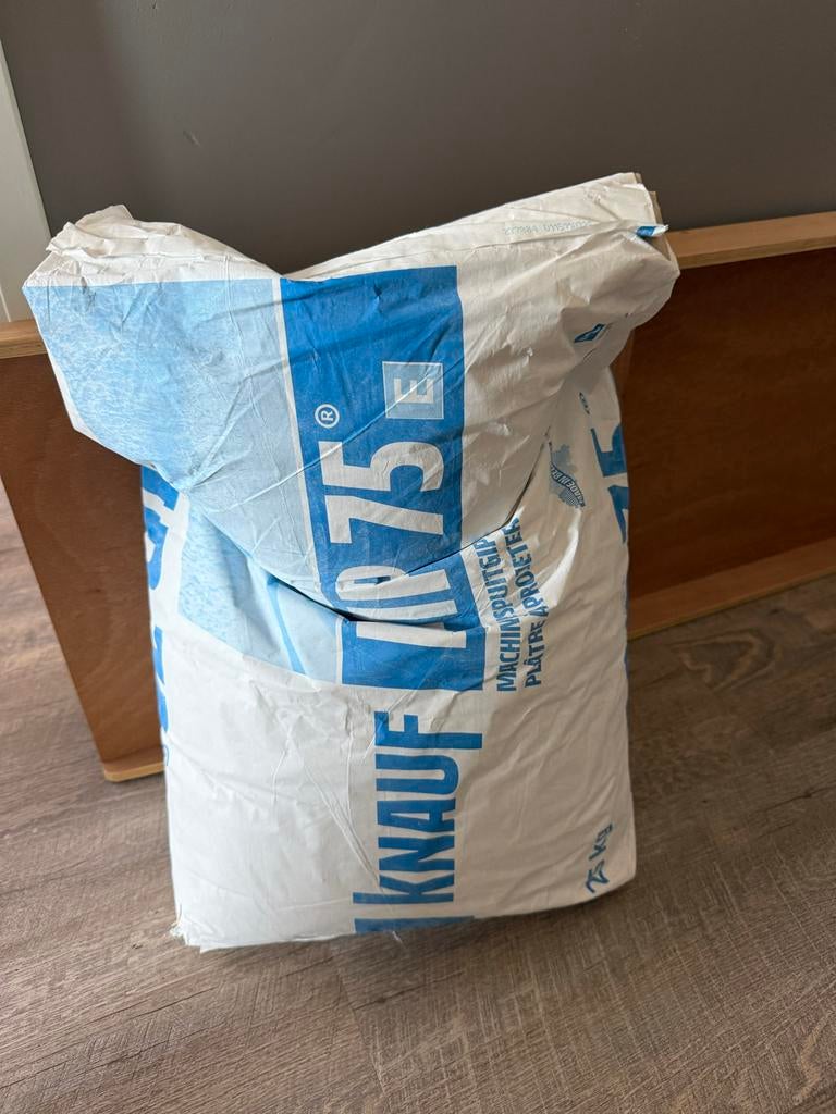 Knauf MP 75 Spuitgips - 25 kg zak, Ophalen, Overige materialen, Overige typen, Nieuw