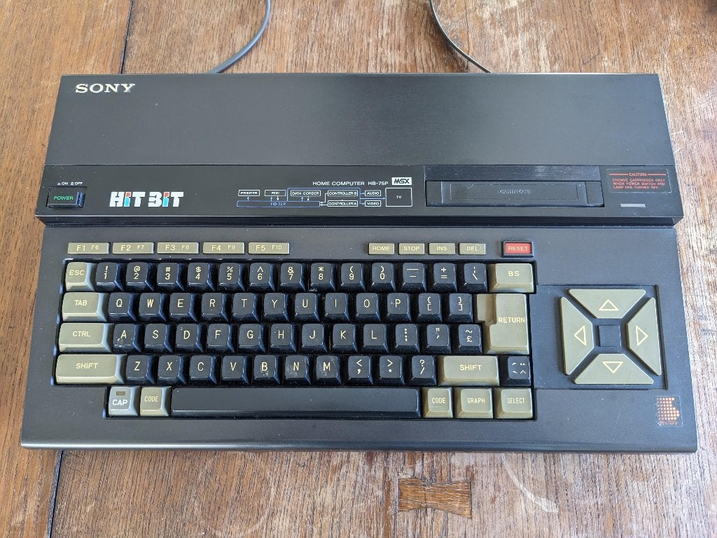 Sony HB-75P met Goa'uld (MSX2+), boxed, Computers en Software, Vintage Computers, Ophalen of Verzenden, Sony