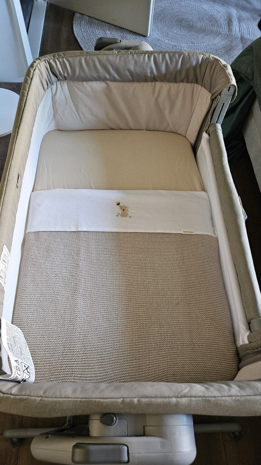 Nieuw Chicco Co-sleeper incl. matras Taupe, Ophalen, Zo goed als nieuw, Wieg