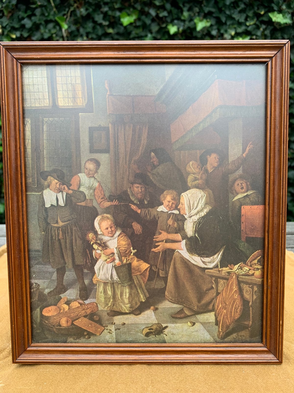 Prent Sinterklaasfeest Jan Steen, Ophalen of Verzenden