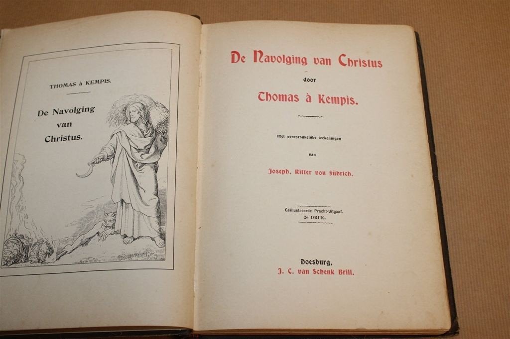 De Navolging van Christus — Prachtuitgave 1888 Antiek, Antiek en Kunst, Ophalen of Verzenden