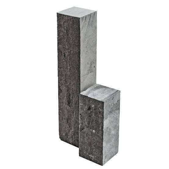 Palissade blue moon Rockface 12x12x60, Tuin en Terras, Ophalen, Blok, Nieuw, Natuursteen