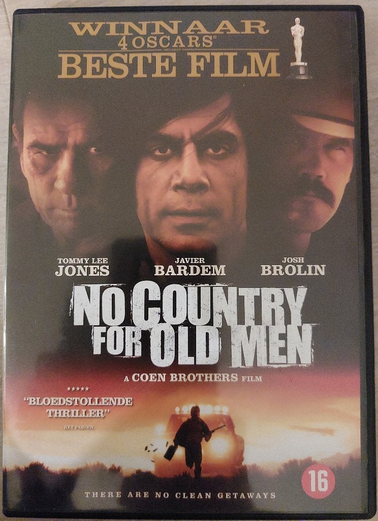 DVD No Country for Old Men (2007) Tommy Lee Jones, Ophalen, Maffia en Misdaad, Gebruikt, Vanaf 16 jaar