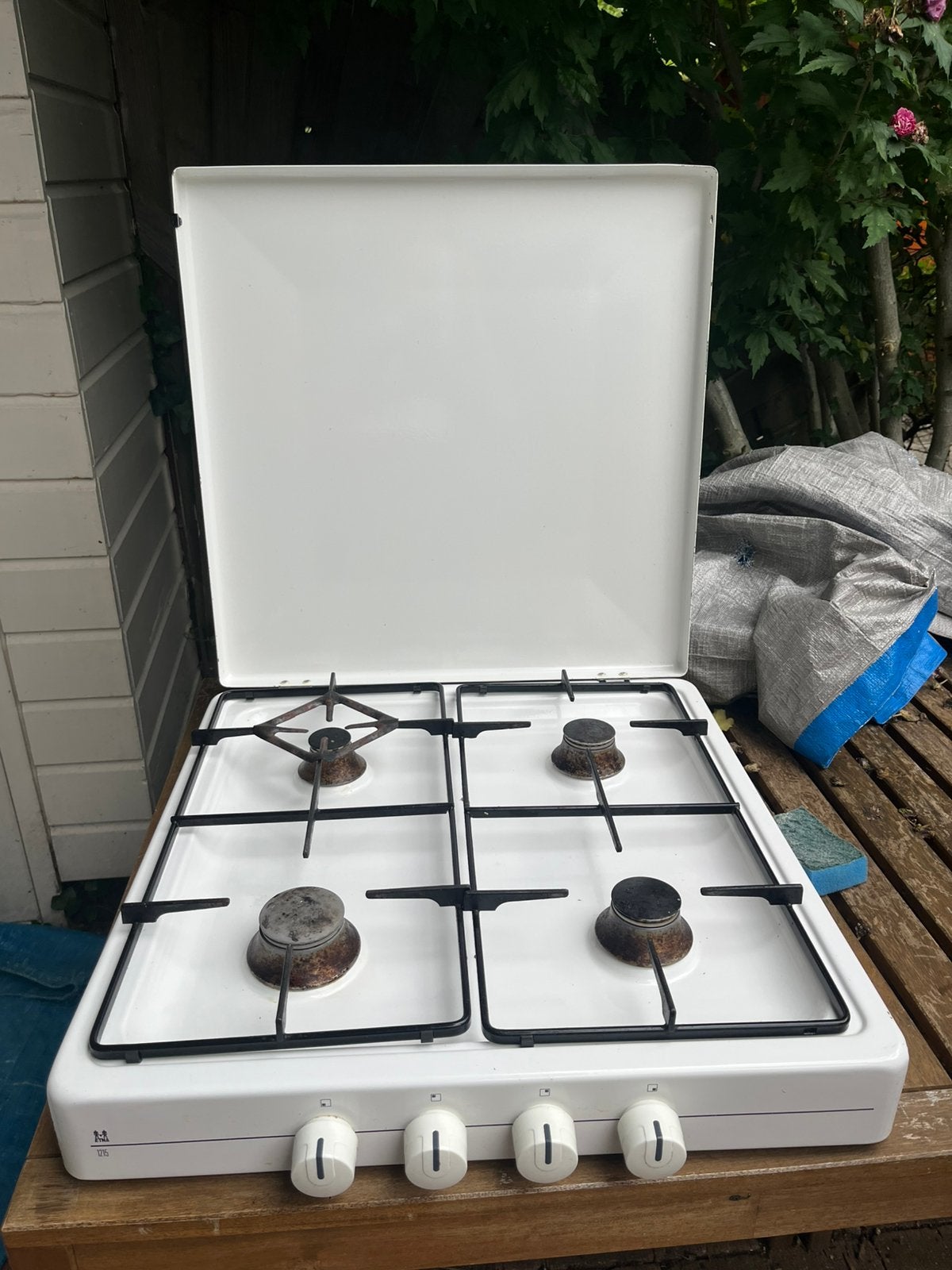 Losstaand 4-pits gasfornuis, Witgoed en Apparatuur, Ophalen, Gebruikt, Minder dan 85 cm, 60 cm of meer
