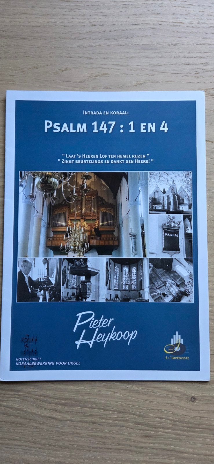 Intrada en Koraal: Psalm 147: 1 en 4 - Pieter Heykoop, Orgel, Klassiek, Ophalen of Verzenden, Zo goed als nieuw