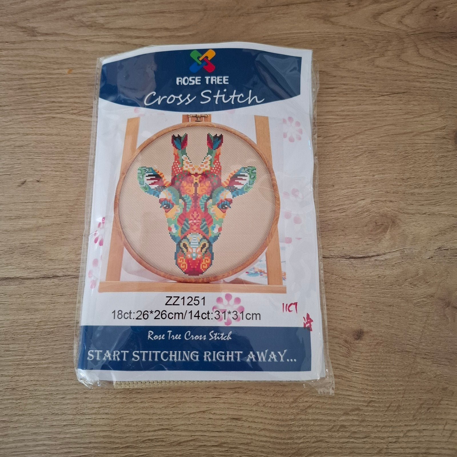 Borduurset giraffe, Ophalen of Verzenden, Nieuw
