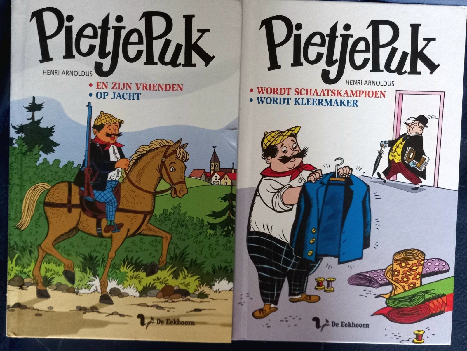 Pietje Puk boeken: 'Op Jacht' & 'Wordt Schaatkampioen', Boeken, Ophalen, Nieuw, Henri Arnoldus, Fictie algemeen