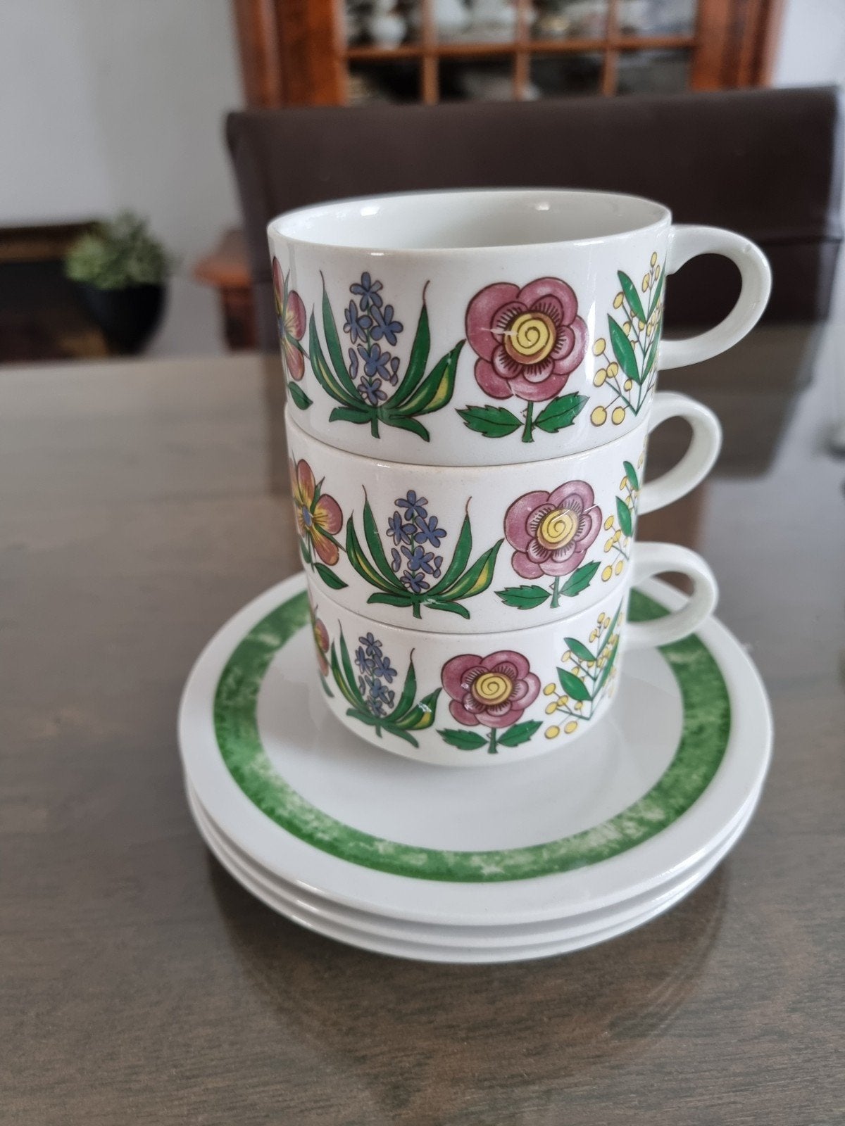 Villeroy en boch vintage kop en schotels, Antiek en Kunst, Ophalen of Verzenden