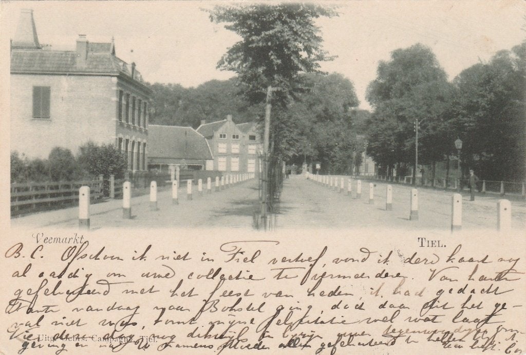 Tiel Veemarkt, Ophalen of Verzenden, Voor 1920, Gelopen, Gelderland
