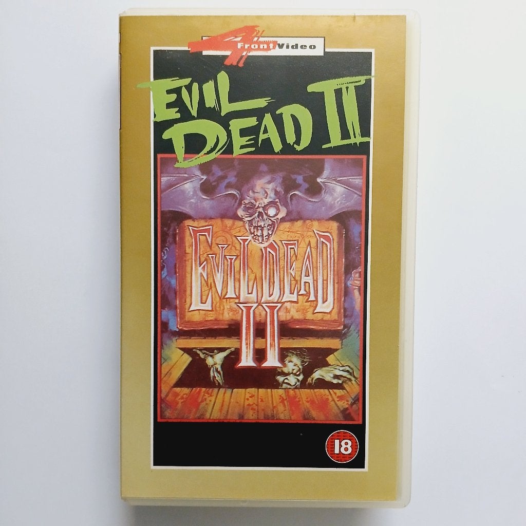 Evil Dead 2 - UK retail vhs - Polygram Video - Sam Raimi, Horror, Verzenden, Alle leeftijden, VHS