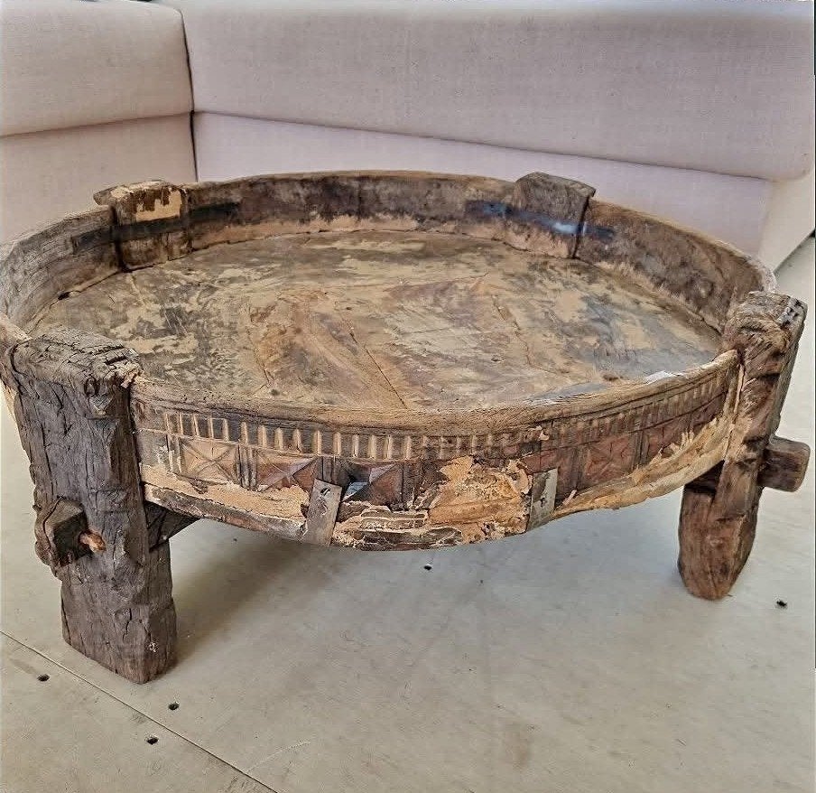 Unieke Antieke Chakki Tafel - 80x30 cm, Antiek en Kunst, Ophalen