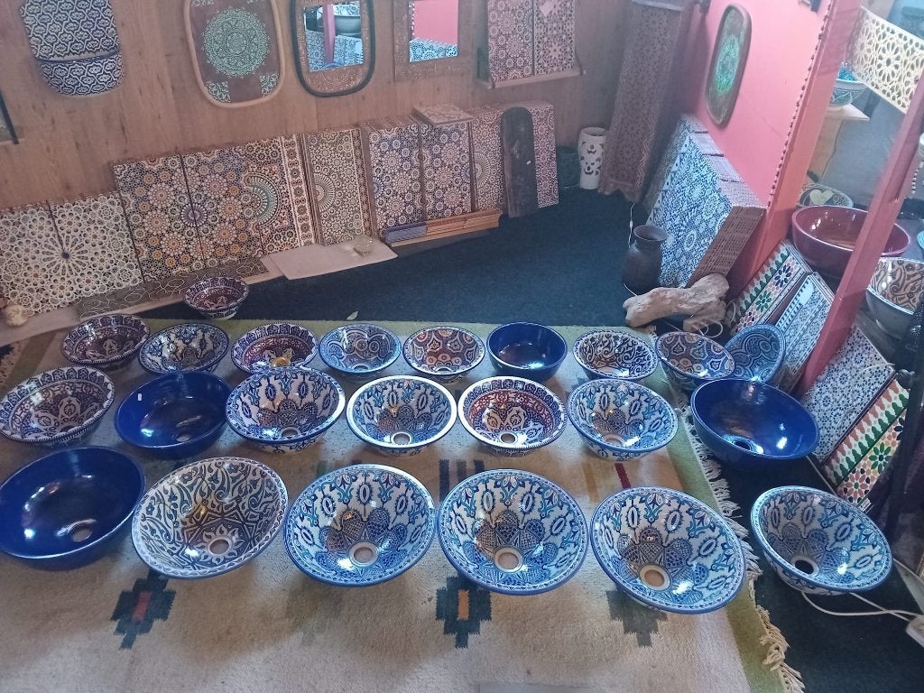 Marokkaanse waskommen tegen spot prijs 99 euro  !!, Minder dan 50 cm, Overige typen, Nieuw, Ophalen of Verzenden