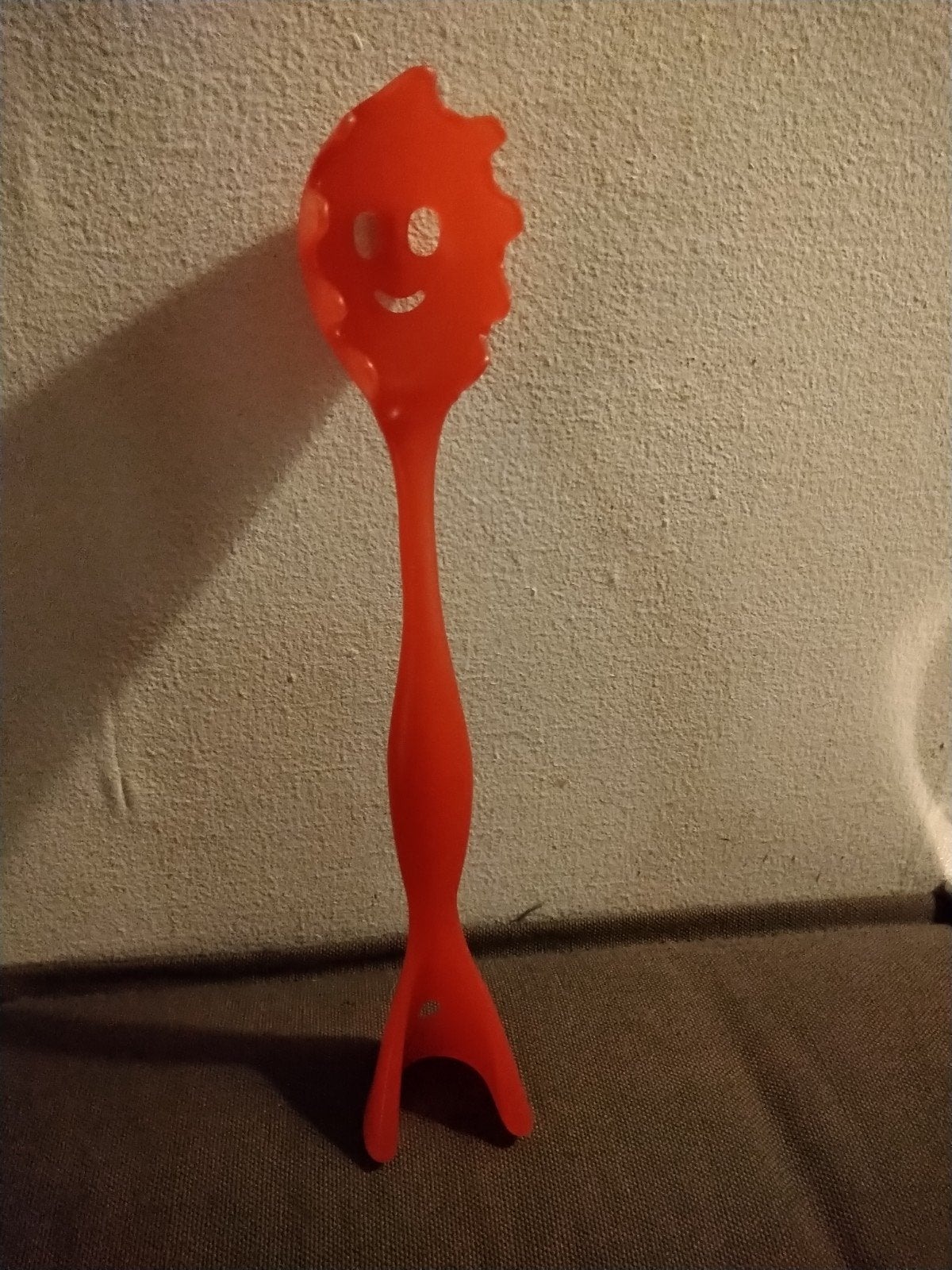 Koziol spaghettilepel rood, Ophalen of Verzenden