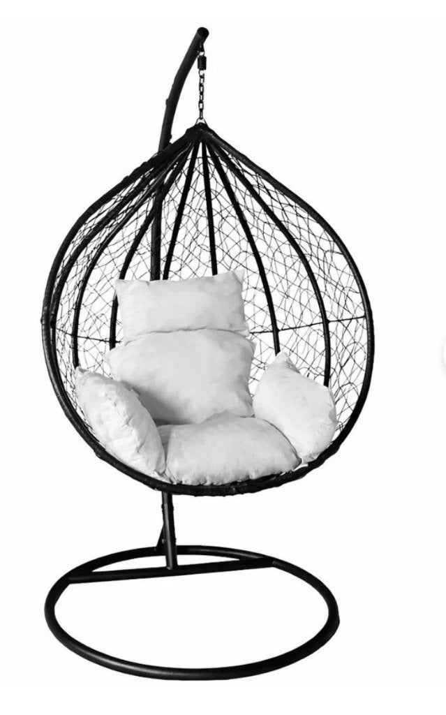 Hangstoel egg-chair roundabout., Tuin en Terras, Ophalen, Zo goed als nieuw
