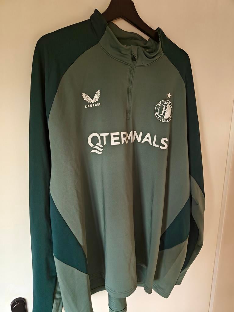 Feyenoord trainingstrui Castore 5XL, Kleding | Dames, Ophalen, Zo goed als nieuw, Groen, Castore
