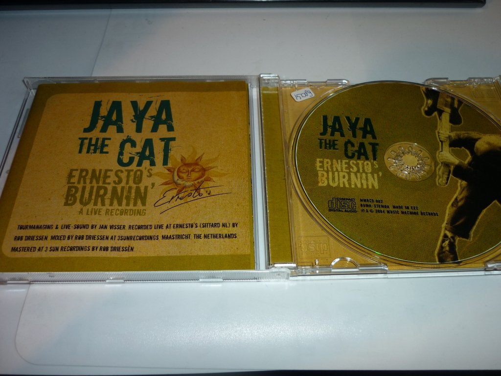 Jaya The Cat - Ernesto's Burnin' (Live CD), Ophalen of Verzenden, Zo goed als nieuw, Live-album, Punk Rock