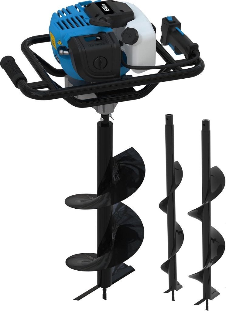 Grondboor Motorboor incl 3 grondboren, Ophalen, Nieuw, Grondboor