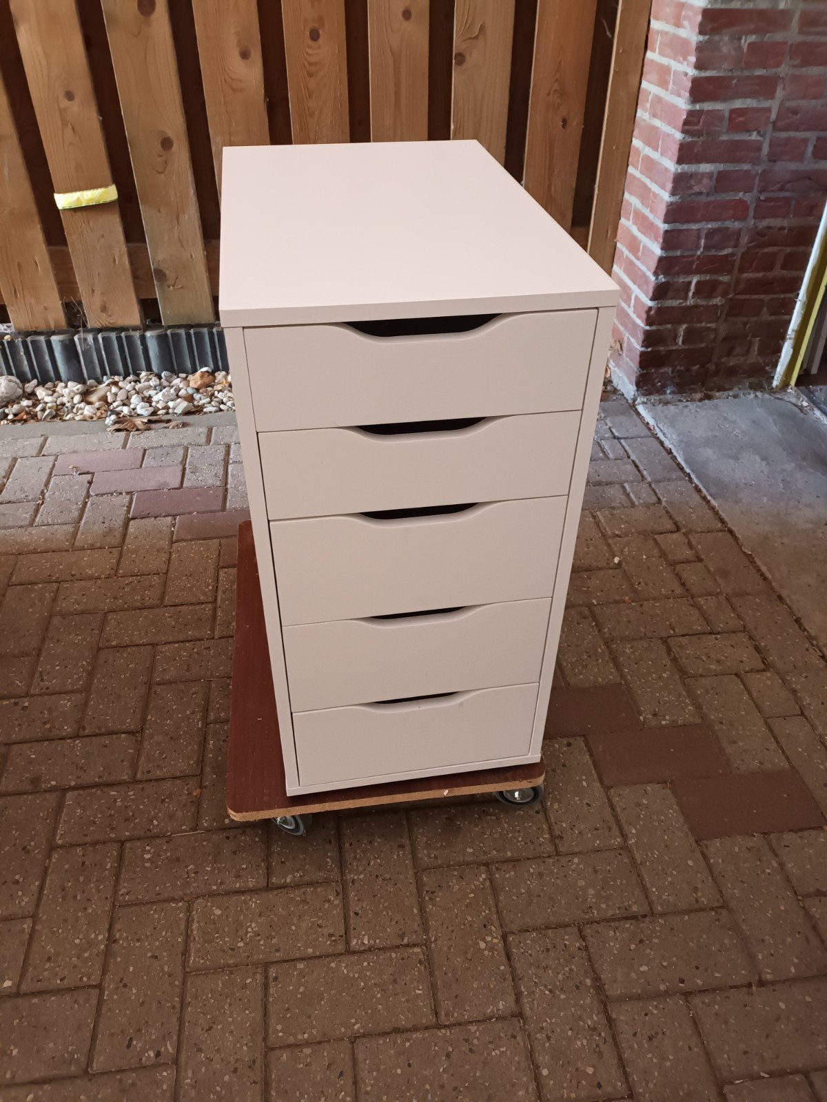 Ikea Alex ladenkast - Wit, 5 lades, Ophalen, Minder dan 50 cm, Gebruikt, 5 laden of meer
