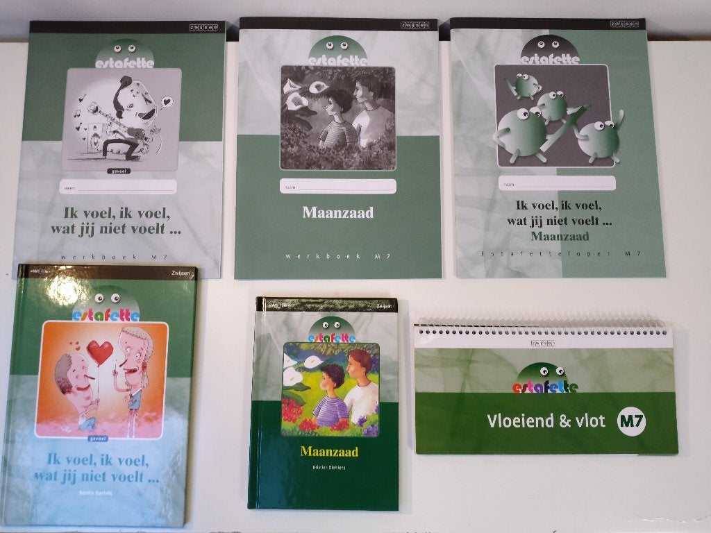 Estafette/VERSIE 2/Groep 7/M7 pakket (6 Boeken) voor €7,50!!, Ophalen of Verzenden, Nieuw, Overige niveaus, Nederlands