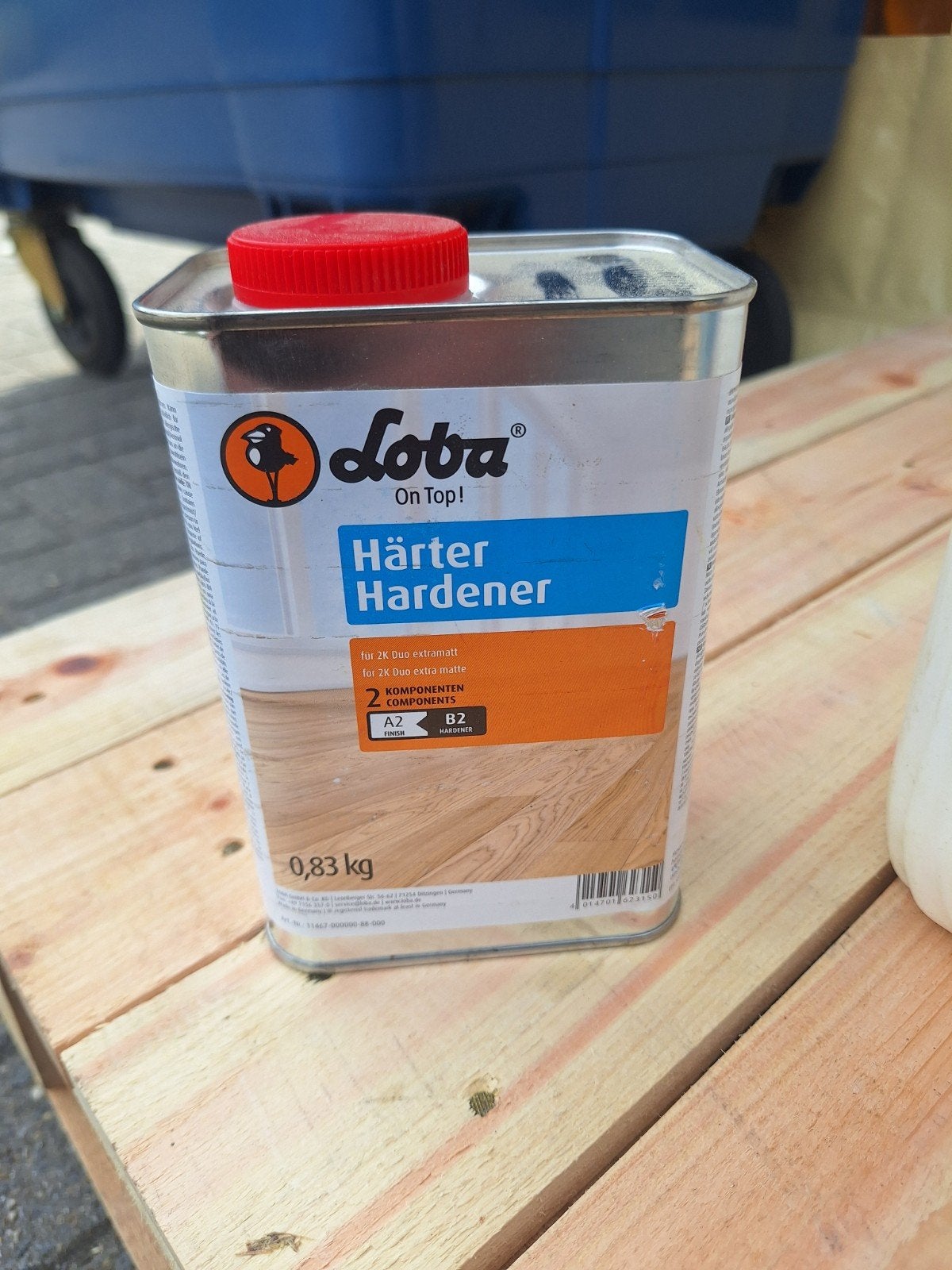 Nieuw 5L Loba 2K Duo Parketlak - Ongeopend, Ophalen, 5 tot 10 liter, Wit, Nieuw