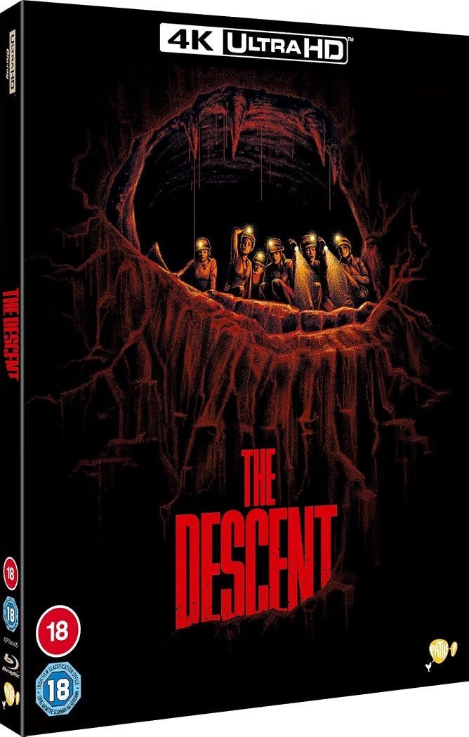 The Descent 4K UHD Blu-Ray UK (Geseald) IMDb 7.7, Vanaf 18 jaar, Engels, Film, Engels