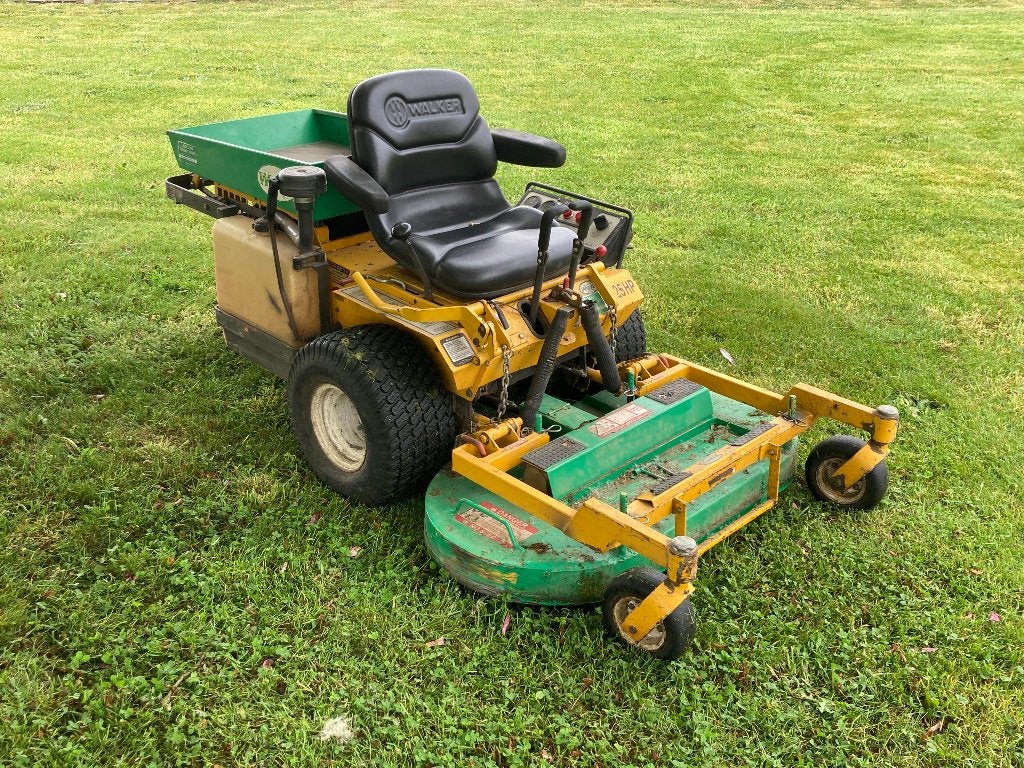 Walker zitmaaier te koop, Ophalen, Mulchfunctie, 90 tot 120 cm, Gebruikt