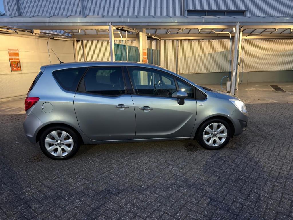 Opel Meriva 1.4 Turbo 88KW 2013 Grijs, Voorwielaandrijving, 4 cilinders, Leder en Stof, Origineel Nederlands