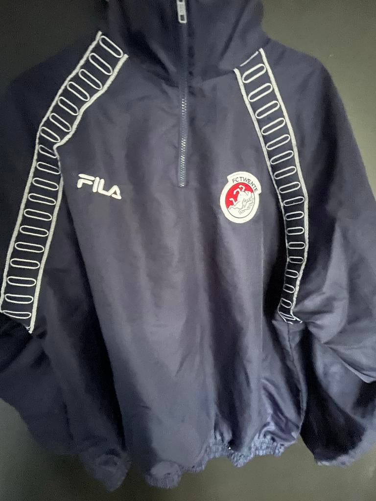 FC Twente trainingsjack 1999/2000 - Fila, Kleding | Heren, Sportkleding, Blauw, Overige maten, Ophalen of Verzenden, Voetbal