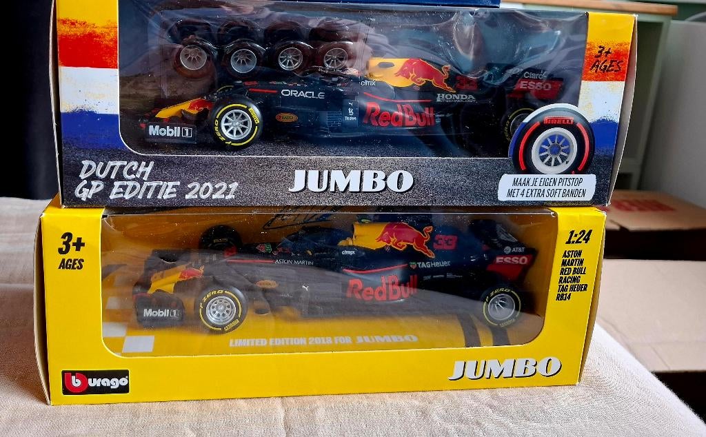 Max verstappen modelautos en vlag, Ophalen of Verzenden, Zo goed als nieuw, Formule 1