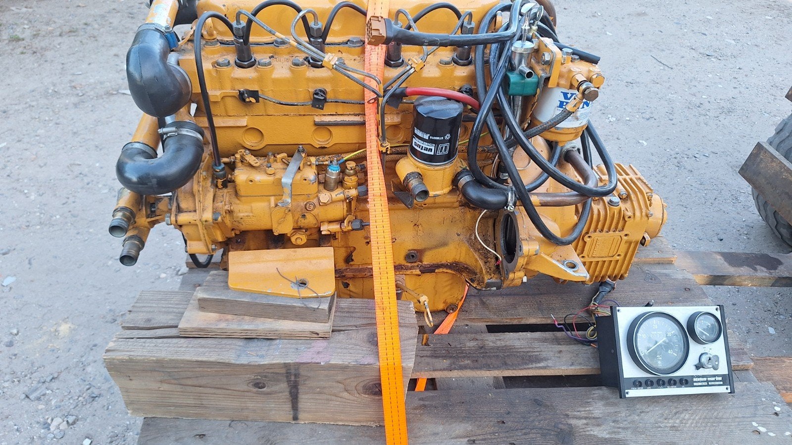Vetus 4.25 55 pk incl keerkoppeling, Watersport en Boten, Buiten- en Binnenboordmotoren, Ophalen, Gebruikt, Diesel, Viertaktmotor