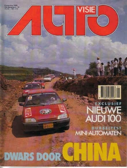 Autovisie 16 1988 : Daihatsu Charade TS - Citroen AX - Audi, Ophalen of Verzenden, Gelezen, Algemeen