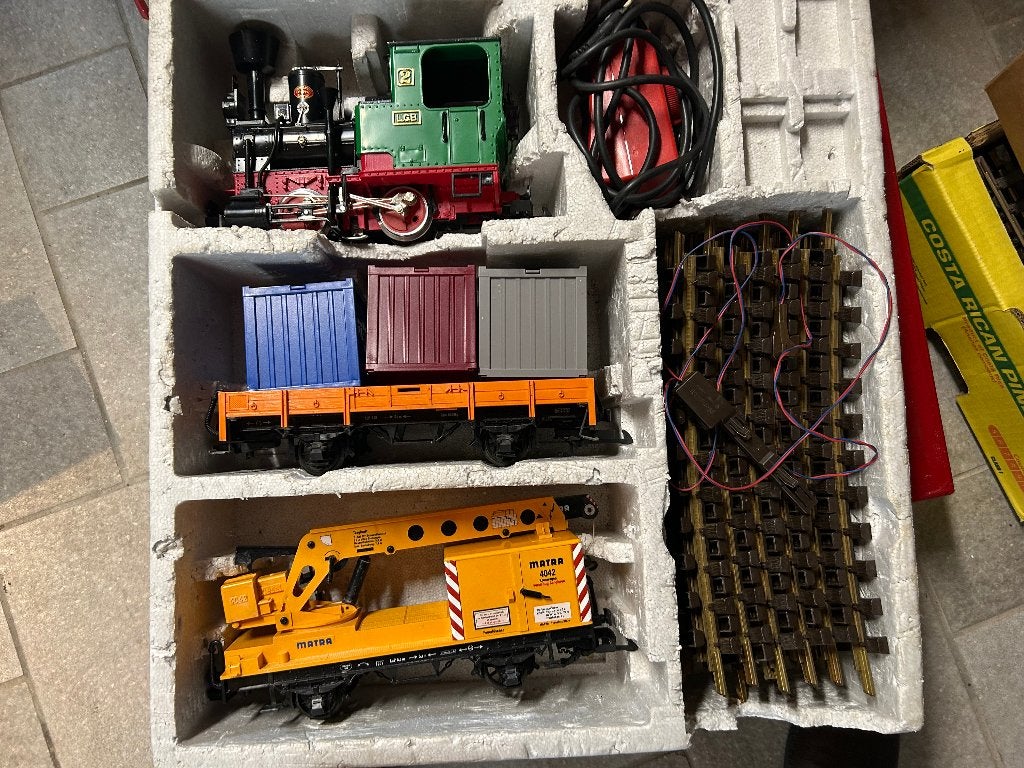 LGB treinen diverse sets, rails etc. G-spoor, Hobby en Vrije tijd, Modeltreinen | Overige schalen, Ophalen, Treinset, Gelijkstroom
