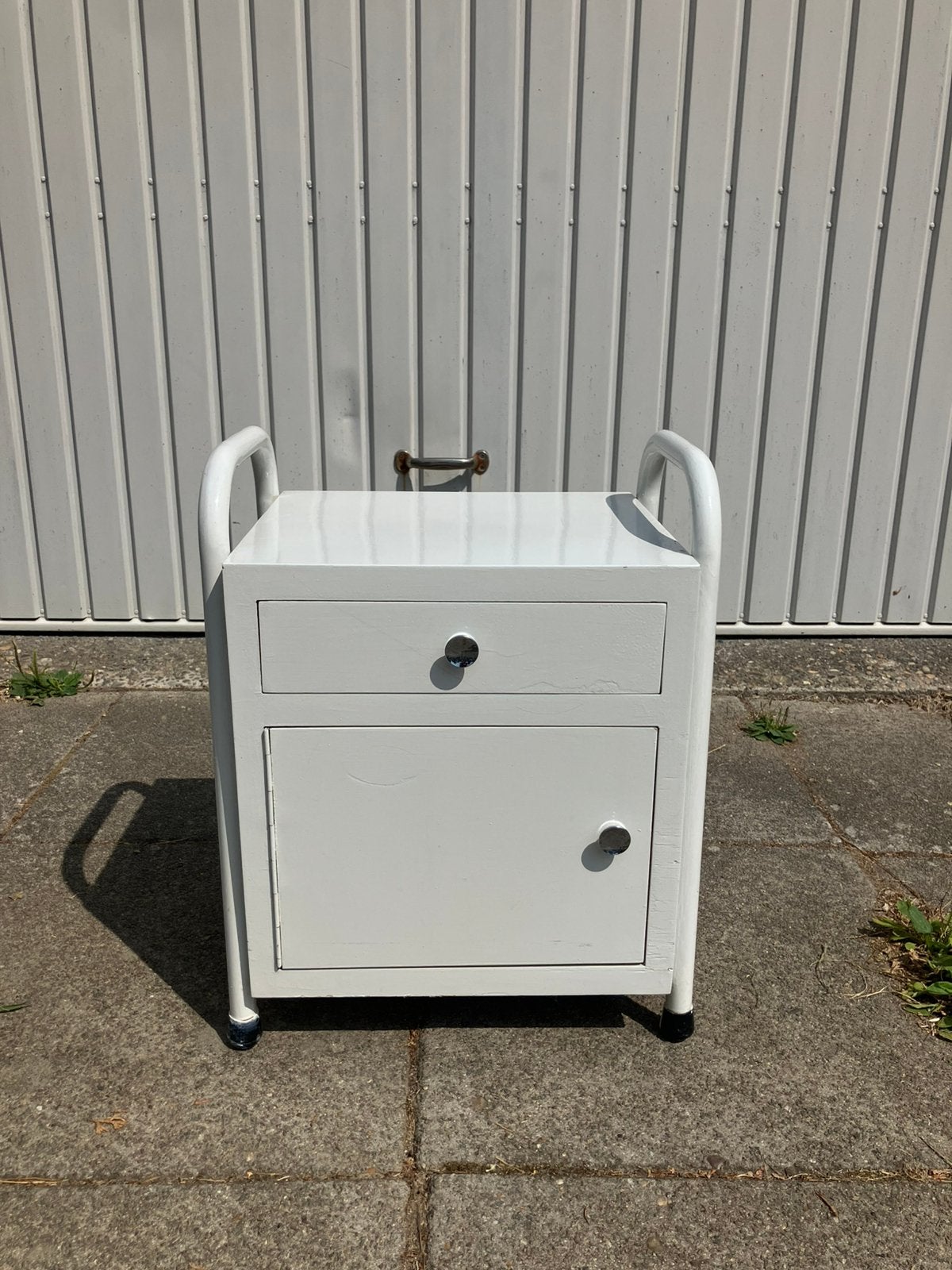 Retro nachtkastje jaren 60, Ophalen, Minder dan 45 cm, 55 tot 70 cm, Zo goed als nieuw