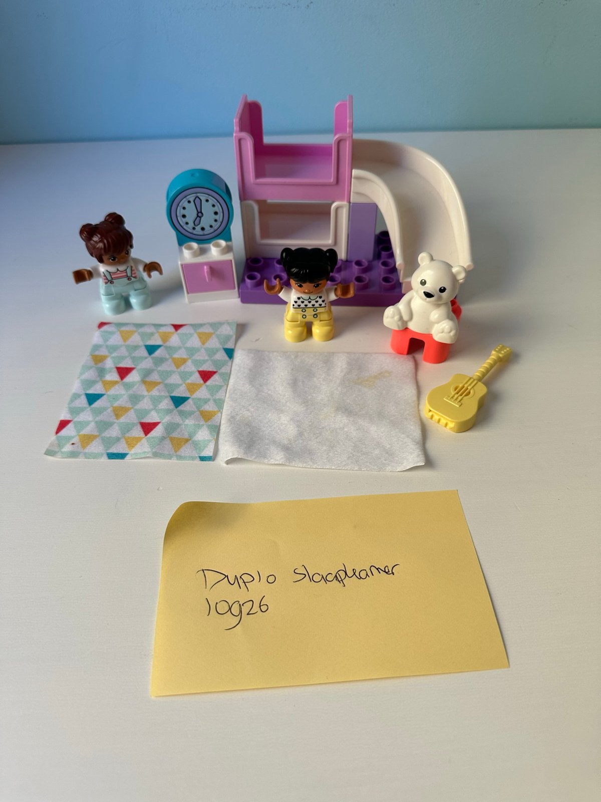 Duplo Slaapkamer 10926 - Complete set met figuren, Ophalen, Gebruikt, Compleet, Duplo