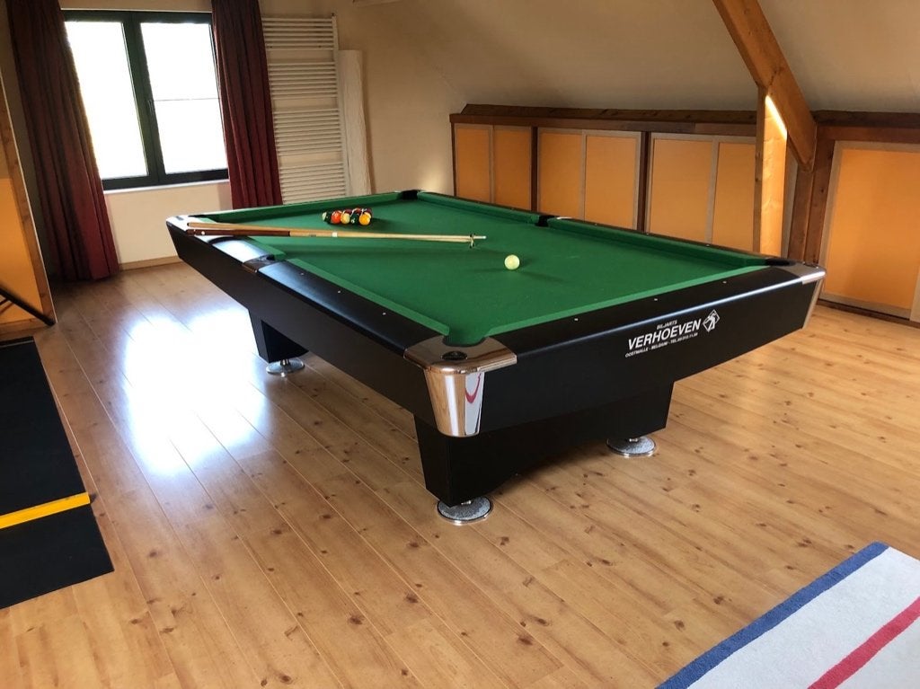 Pooltafel Verhoeven met extra's !, Ophalen, Zo goed als nieuw, Pooltafel