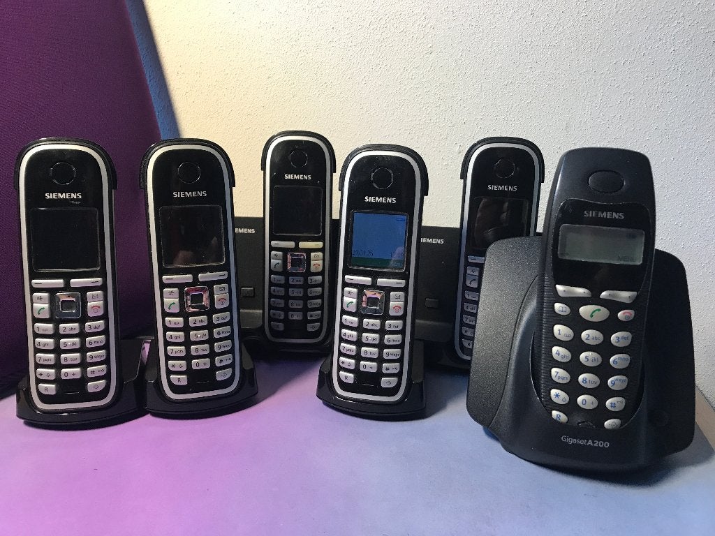 huistelefooncentrale draadloos - 6 toestellen, Ophalen of Verzenden, Gebruikt, 4 handsets of meer