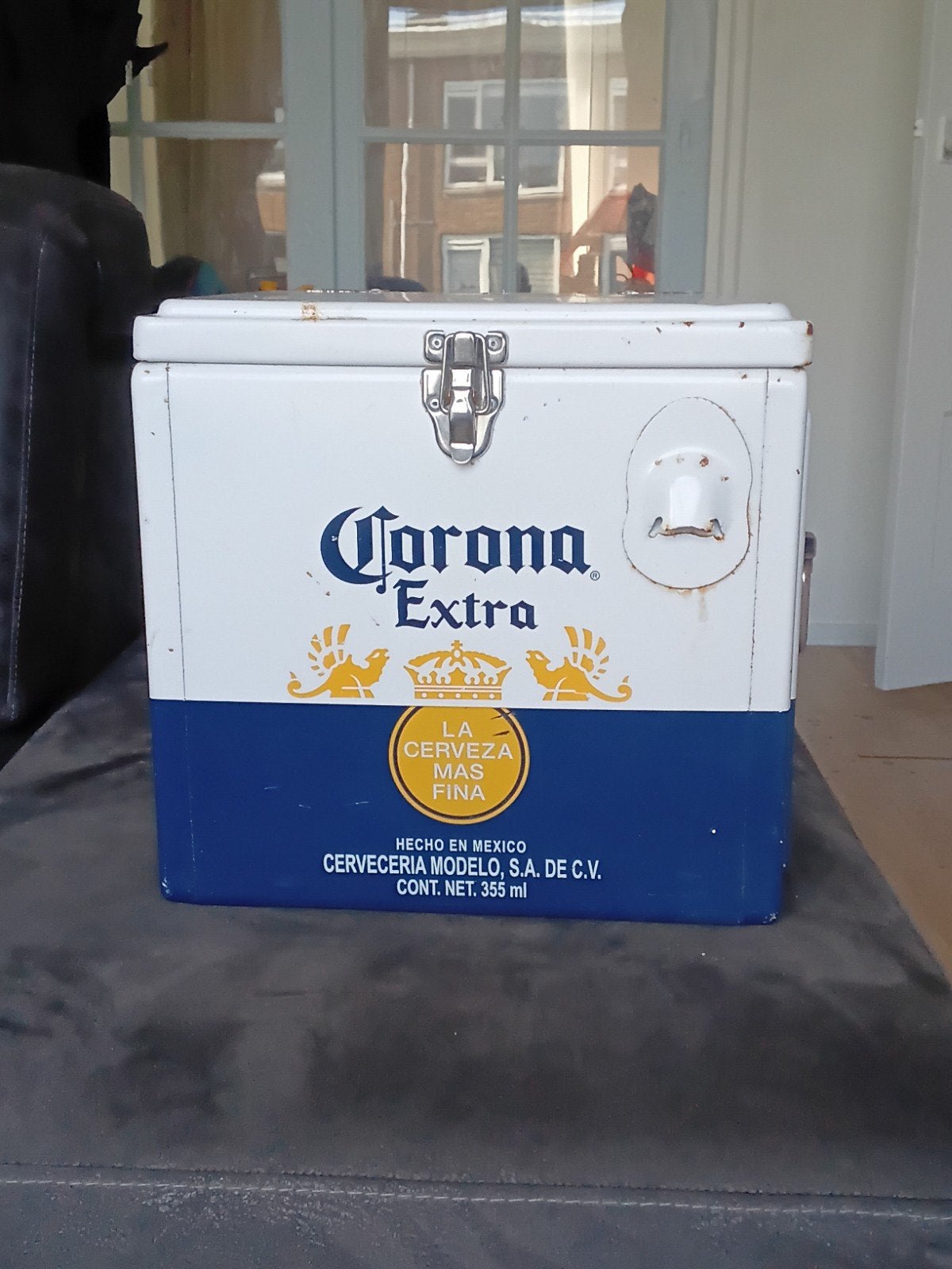 Vintage Corona Extra Koelbox - Perfect voor Zomerse Dagen, Ophalen of Verzenden, Gebruikt, Koelbox, Koelelement